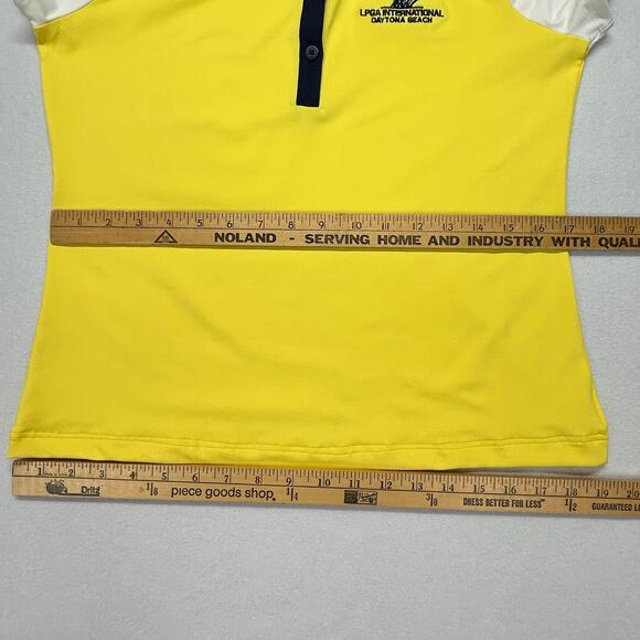 3pc Golf Outfit Womens S/M Annika LPGA Top Altrd / Izod Shorts 4 / Hunter Vest M - Picture 5 of 16